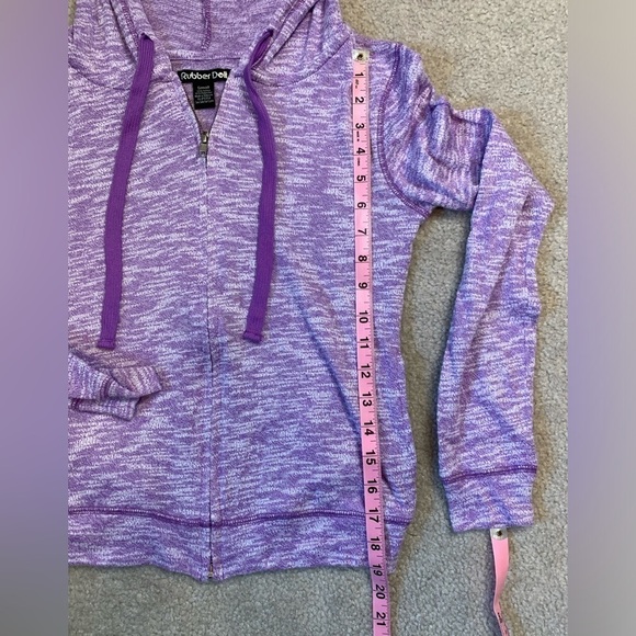 Rubber Doll Women Zip Up Lightweight Spring Hoody Size Small - Picture 4 of 5
